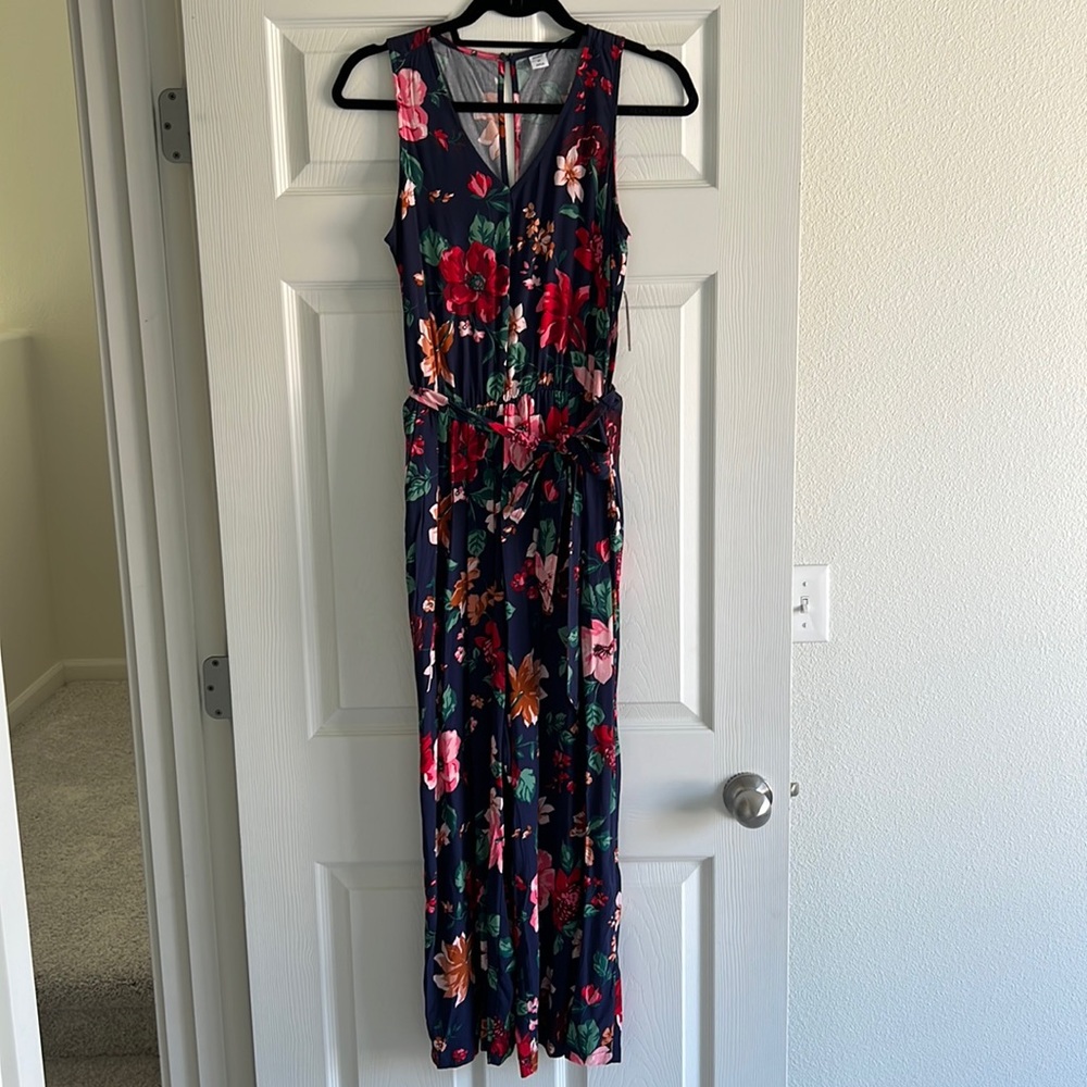 Old Navy Floral Jumpsuit